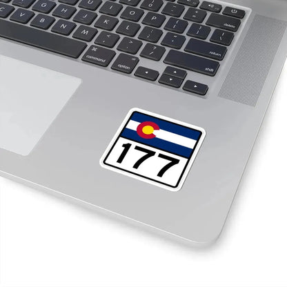 Colorado 177 (Colorado) (Road Sign) STICKER Vinyl Kiss-Cut Decal - The Sticker Space