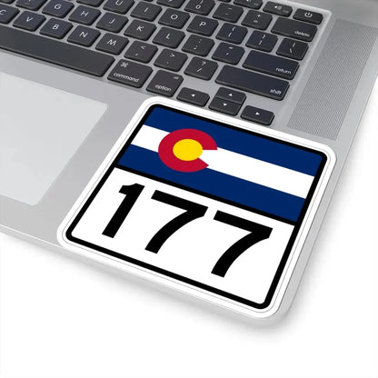 Colorado 177 (Colorado) (Road Sign) STICKER Vinyl Kiss-Cut Decal - The Sticker Space