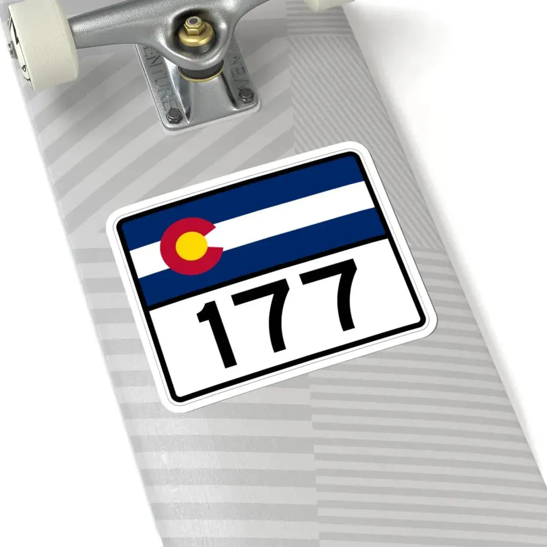 Colorado 177 wide (Colorado) (Road Sign) STICKER Vinyl Kiss-Cut Decal - The Sticker Space