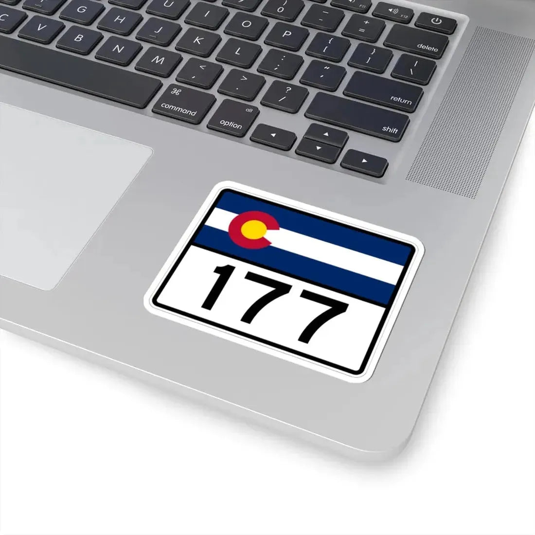 Colorado 177 wide (Colorado) (Road Sign) STICKER Vinyl Kiss-Cut Decal - The Sticker Space