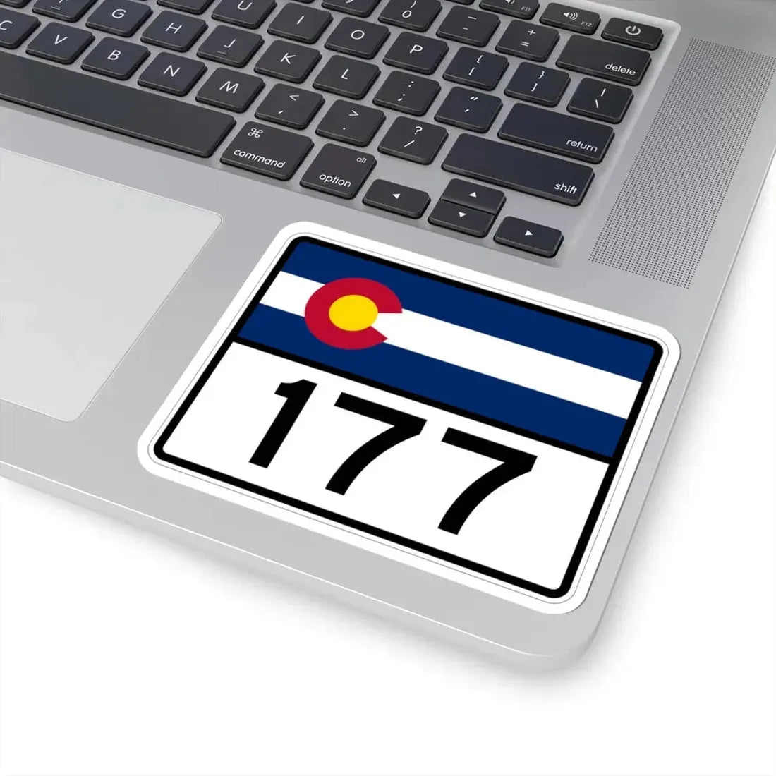 Colorado 177 wide (Colorado) (Road Sign) STICKER Vinyl Kiss-Cut Decal - The Sticker Space