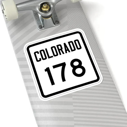 Colorado 178 1946 (Colorado) (Road Sign) STICKER Vinyl Kiss-Cut Decal - The Sticker Space