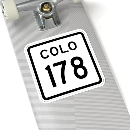 Colorado 178 1952 (Colorado) (Road Sign) STICKER Vinyl Kiss-Cut Decal - The Sticker Space