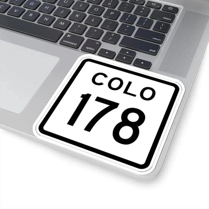 Colorado 178 1952 (Colorado) (Road Sign) STICKER Vinyl Kiss-Cut Decal - The Sticker Space
