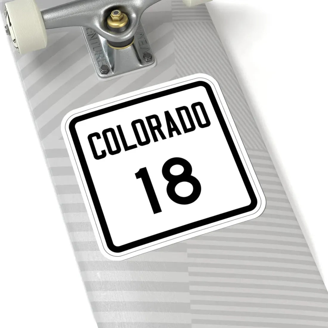 Colorado 18 1946 (Colorado) (Road Sign) STICKER Vinyl Kiss-Cut Decal - The Sticker Space