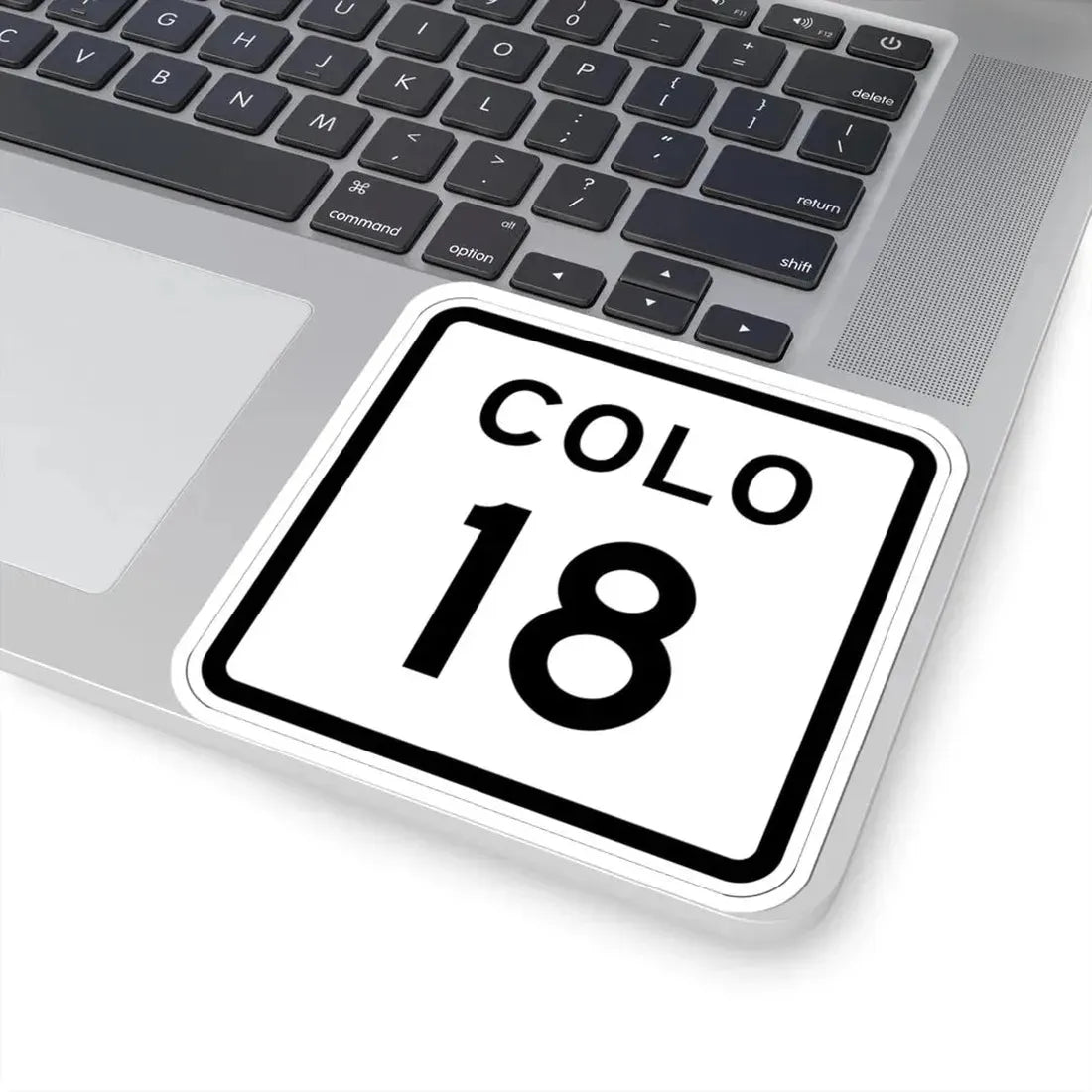 Colorado 18 1952 (Colorado) (Road Sign) STICKER Vinyl Kiss-Cut Decal - The Sticker Space