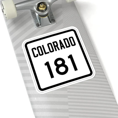 Colorado 181 1946 (Colorado) (Road Sign) STICKER Vinyl Kiss-Cut Decal - The Sticker Space