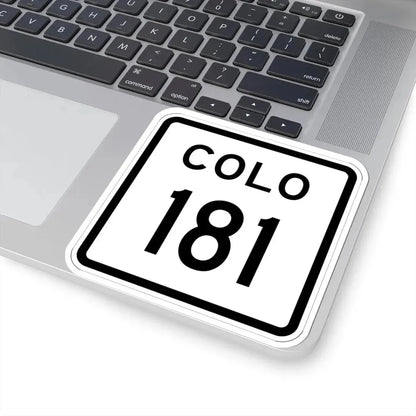 Colorado 181 1952 (Colorado) (Road Sign) STICKER Vinyl Kiss-Cut Decal - The Sticker Space