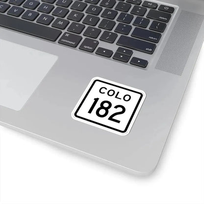Colorado 182 1952 (Colorado) (Road Sign) STICKER Vinyl Kiss-Cut Decal - The Sticker Space