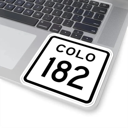 Colorado 182 1952 (Colorado) (Road Sign) STICKER Vinyl Kiss-Cut Decal - The Sticker Space