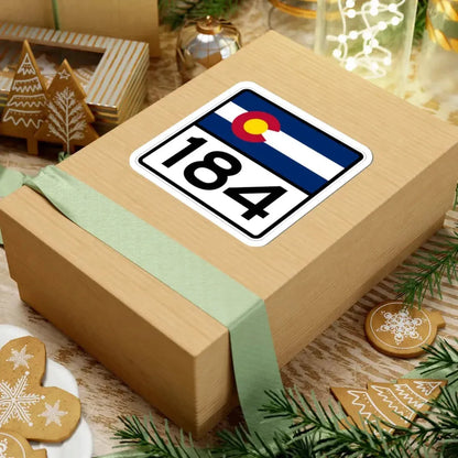 Colorado 184 (Colorado) (Road Sign) STICKER Vinyl Kiss-Cut Decal - The Sticker Space