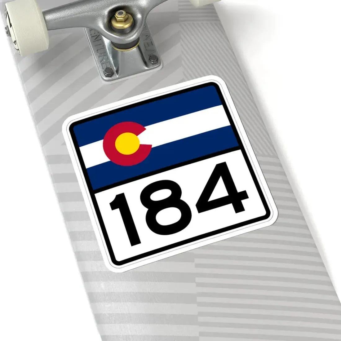 Colorado 184 (Colorado) (Road Sign) STICKER Vinyl Kiss-Cut Decal - The Sticker Space