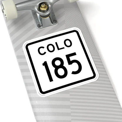 Colorado 185 1952 (Colorado) (Road Sign) STICKER Vinyl Kiss-Cut Decal - The Sticker Space