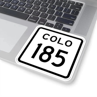 Colorado 185 1952 (Colorado) (Road Sign) STICKER Vinyl Kiss-Cut Decal - The Sticker Space