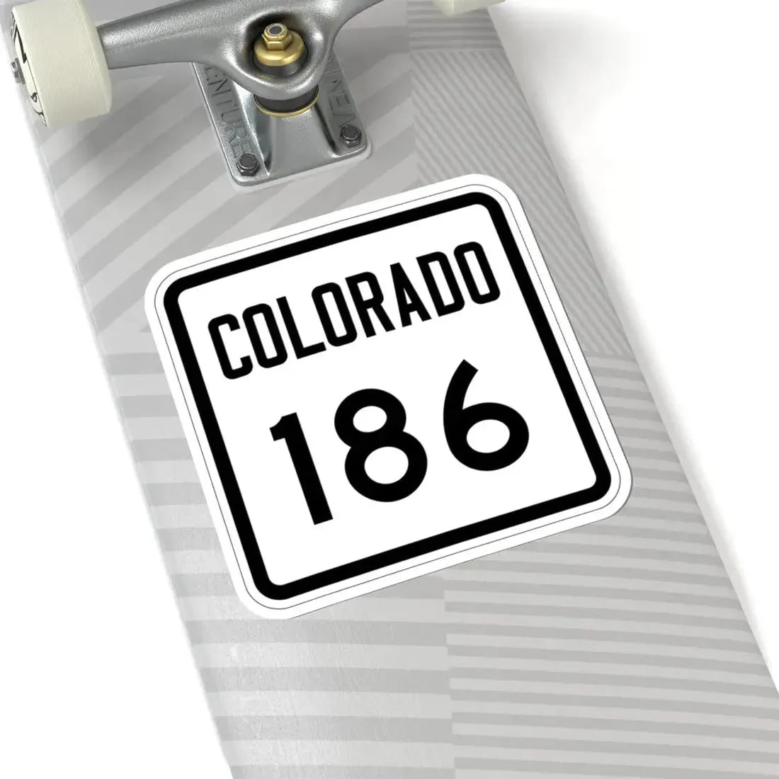 Colorado 186 1946 (Colorado) (Road Sign) STICKER Vinyl Kiss-Cut Decal - The Sticker Space