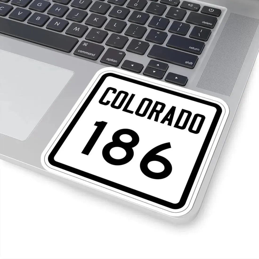Colorado 186 1946 (Colorado) (Road Sign) STICKER Vinyl Kiss-Cut Decal - The Sticker Space