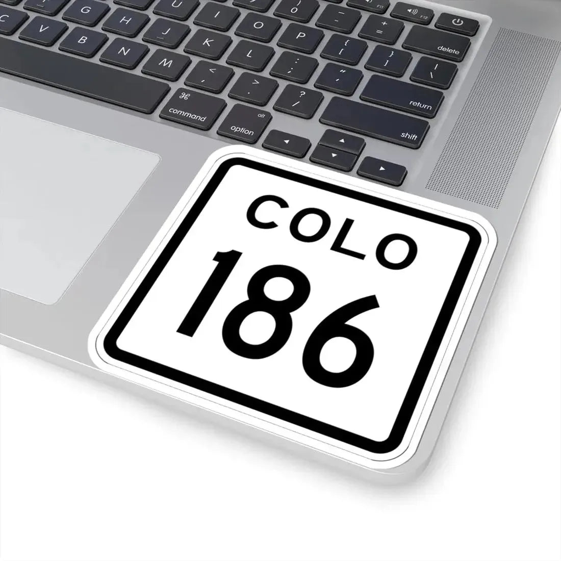 Colorado 186 1952 (Colorado) (Road Sign) STICKER Vinyl Kiss-Cut Decal - The Sticker Space