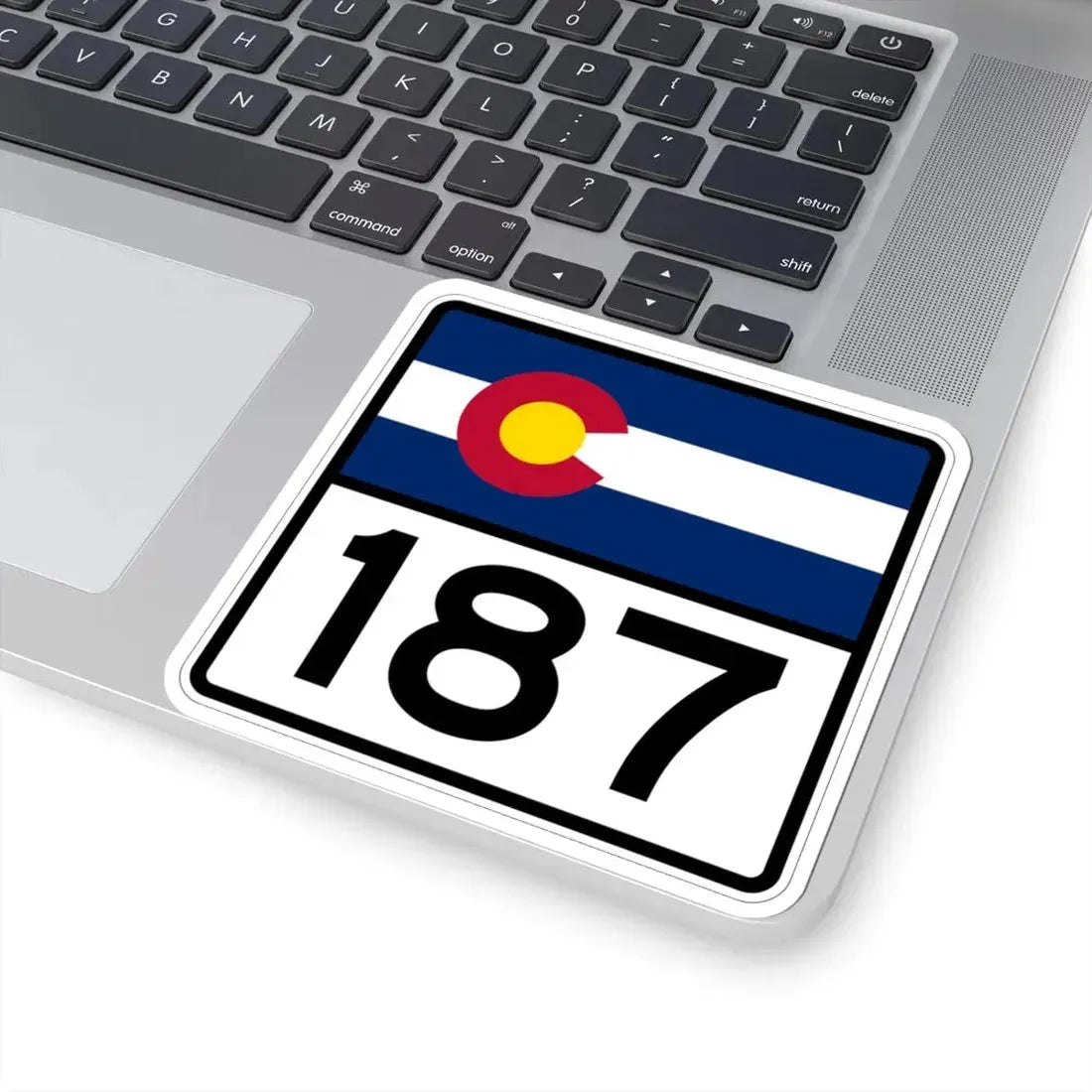 Colorado 187 (Colorado) (Road Sign) STICKER Vinyl Kiss-Cut Decal - The Sticker Space