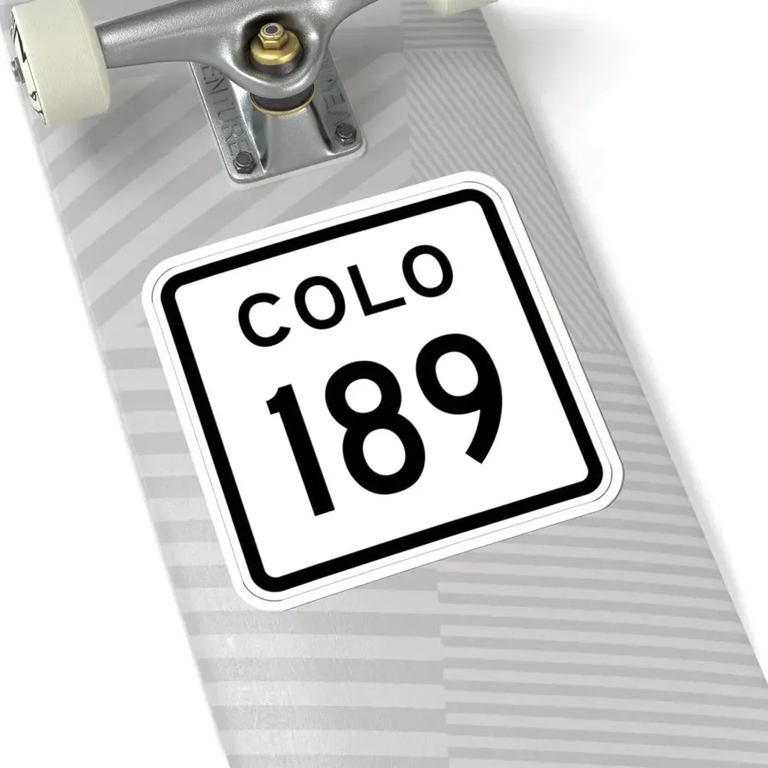 Colorado 189 1952 (Colorado) (Road Sign) STICKER Vinyl Kiss-Cut Decal - The Sticker Space
