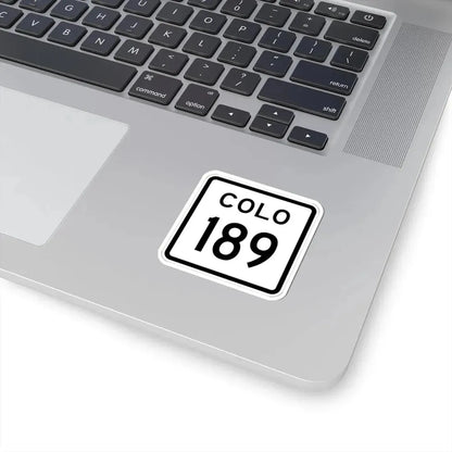 Colorado 189 1952 (Colorado) (Road Sign) STICKER Vinyl Kiss-Cut Decal - The Sticker Space