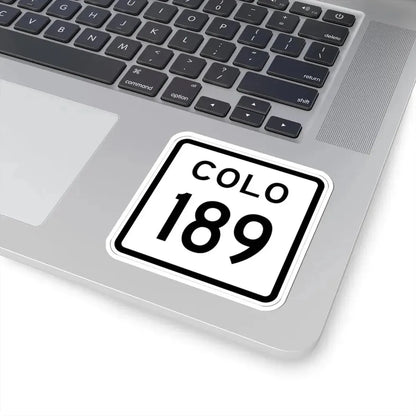 Colorado 189 1952 (Colorado) (Road Sign) STICKER Vinyl Kiss-Cut Decal - The Sticker Space