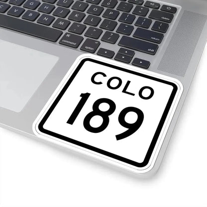 Colorado 189 1952 (Colorado) (Road Sign) STICKER Vinyl Kiss-Cut Decal - The Sticker Space
