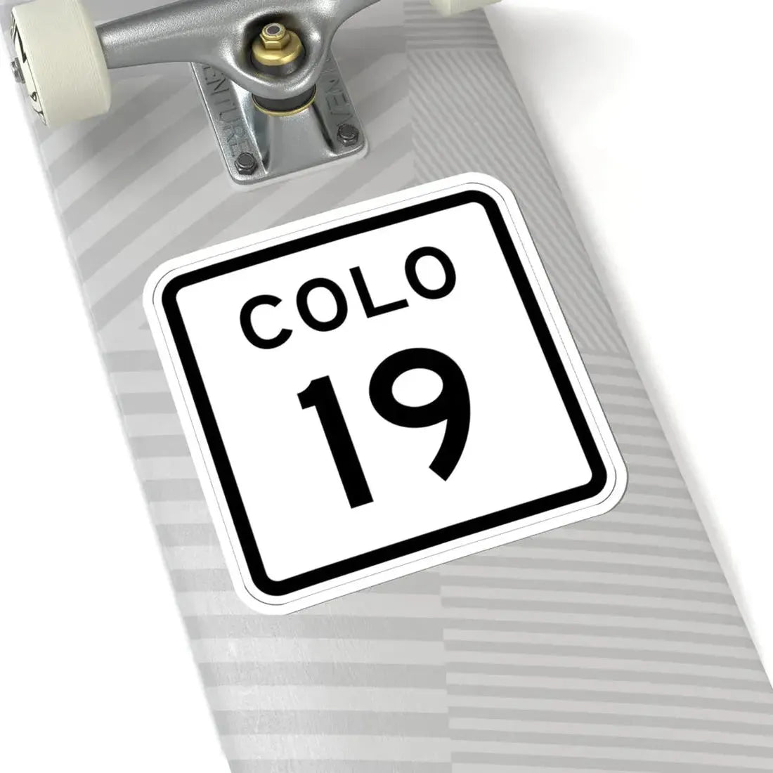 Colorado 19 1952 (Colorado) (Road Sign) STICKER Vinyl Kiss-Cut Decal - The Sticker Space
