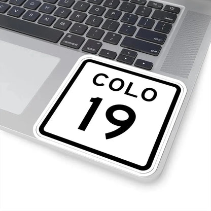Colorado 19 1952 (Colorado) (Road Sign) STICKER Vinyl Kiss-Cut Decal - The Sticker Space