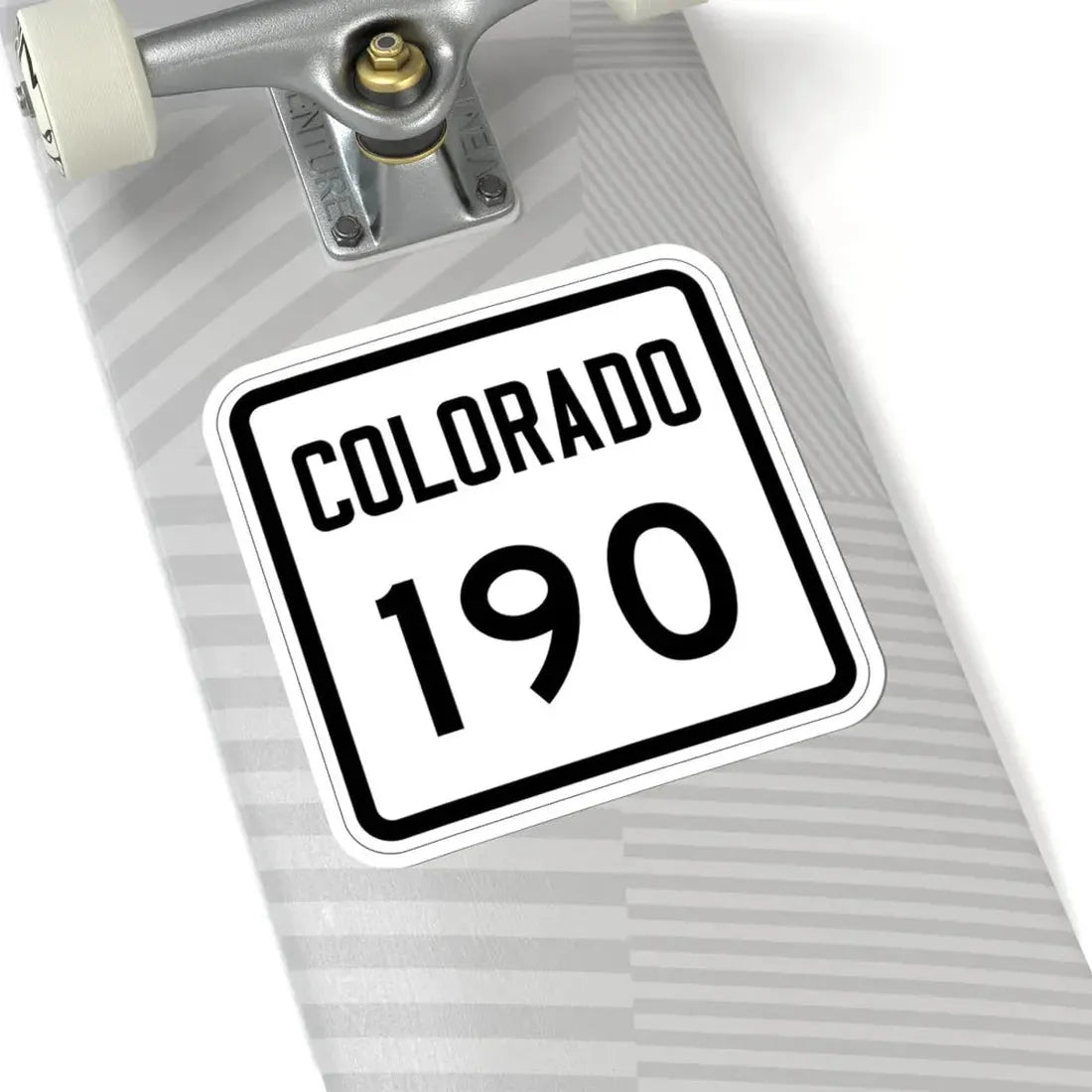 Colorado 190 1946 (Colorado) (Road Sign) STICKER Vinyl Kiss-Cut Decal - The Sticker Space