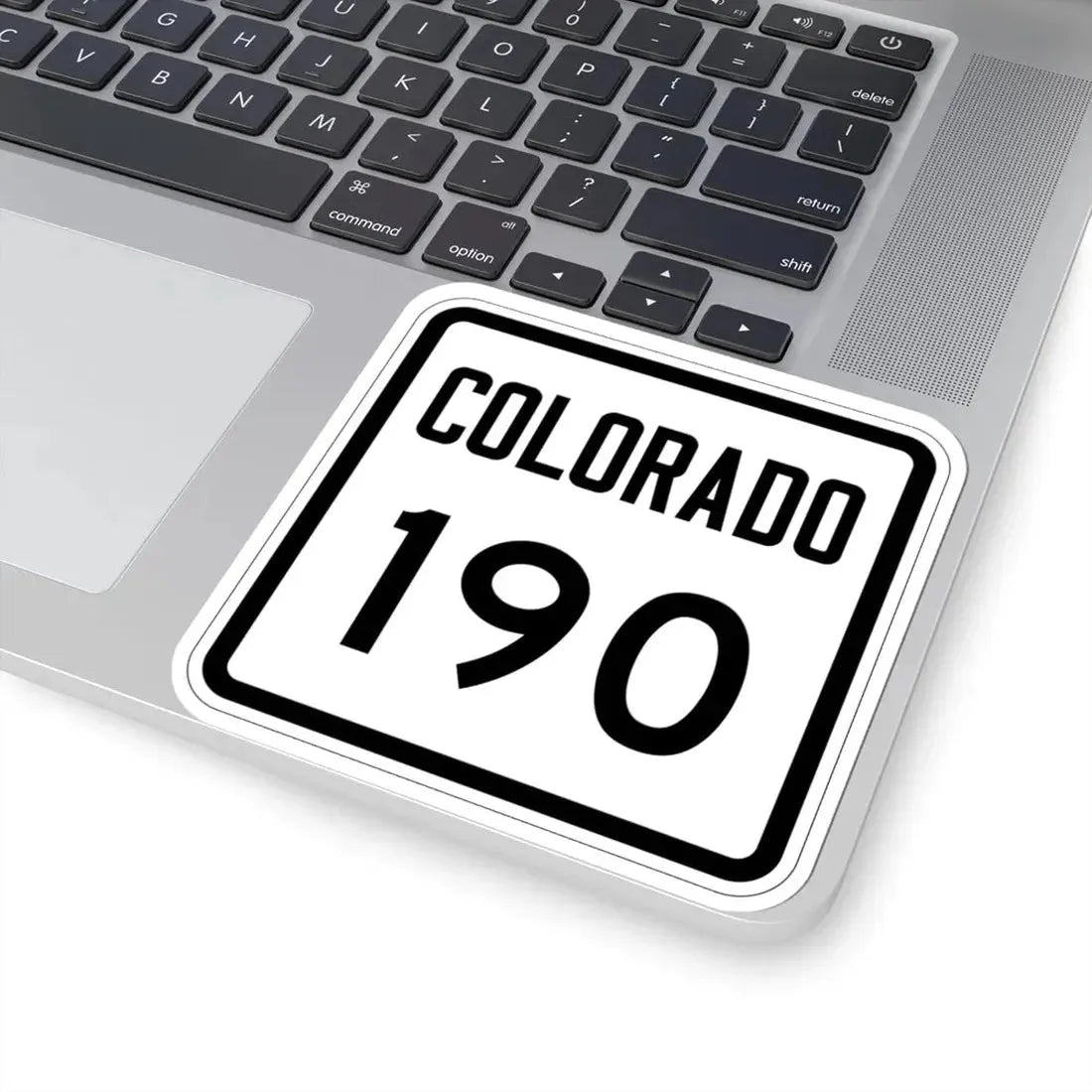 Colorado 190 1946 (Colorado) (Road Sign) STICKER Vinyl Kiss-Cut Decal - The Sticker Space