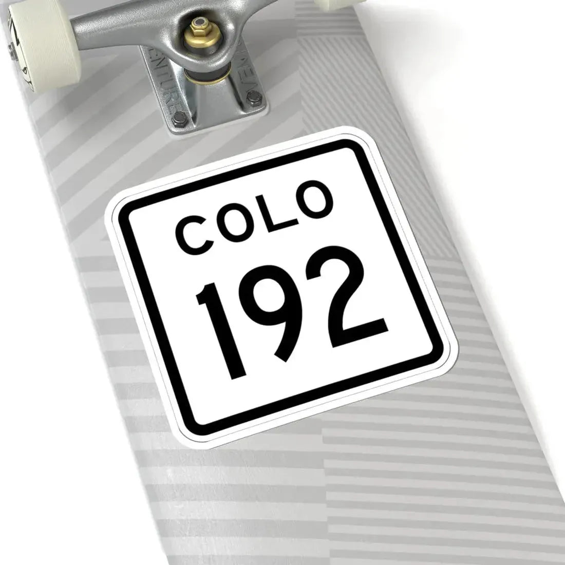 Colorado 192 1952 (Colorado) (Road Sign) STICKER Vinyl Kiss-Cut Decal - The Sticker Space