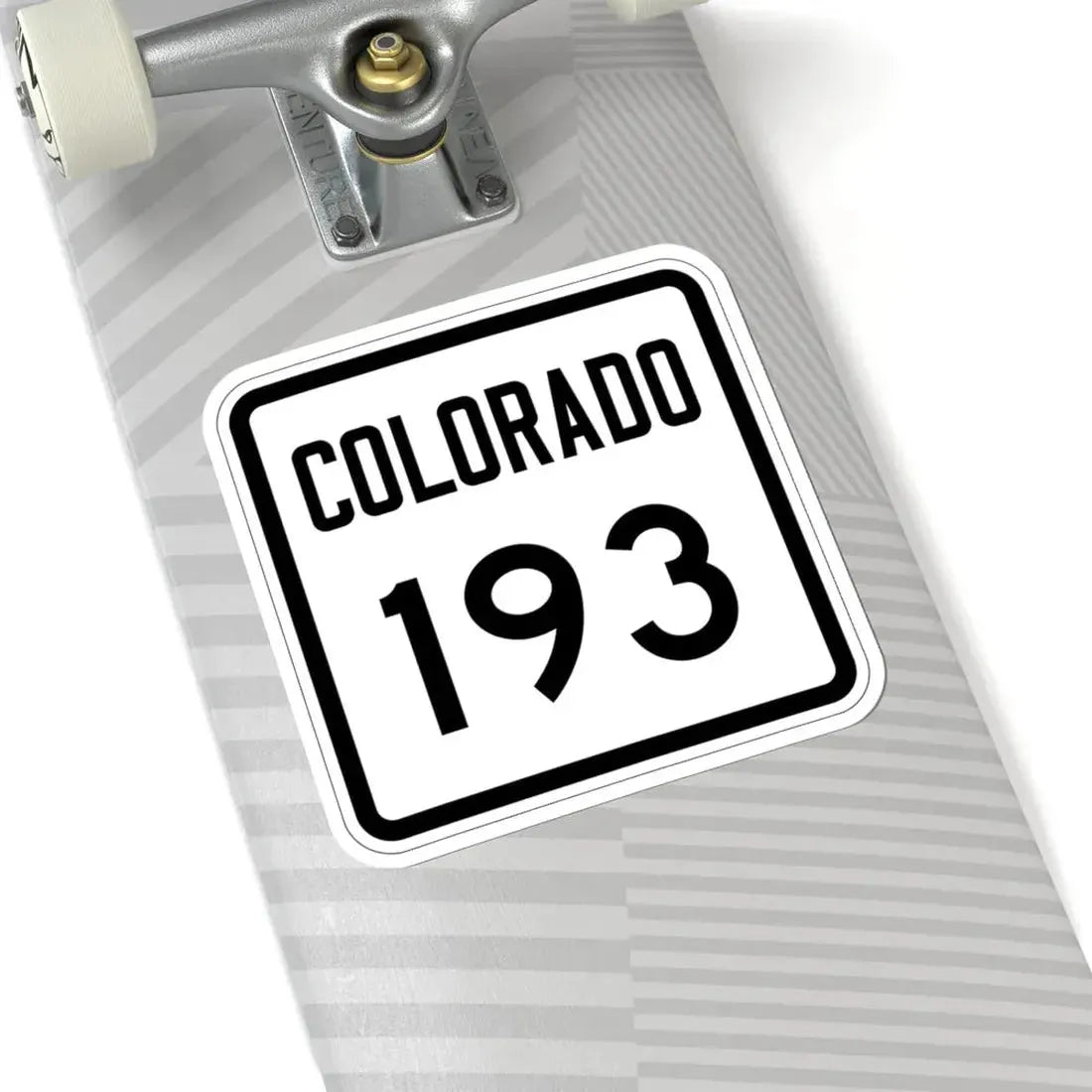 Colorado 193 1946 (Colorado) (Road Sign) STICKER Vinyl Kiss-Cut Decal - The Sticker Space