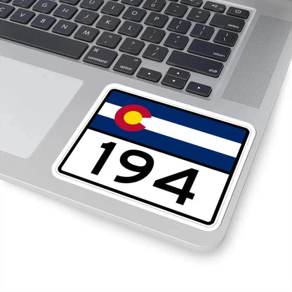 Colorado 194 wide (Colorado) (Road Sign) STICKER Vinyl Kiss-Cut Decal - The Sticker Space