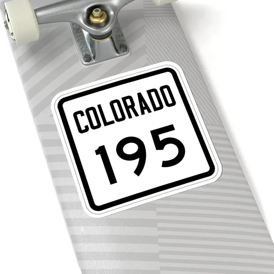 Colorado 195 1946 (Colorado) (Road Sign) STICKER Vinyl Kiss-Cut Decal - The Sticker Space