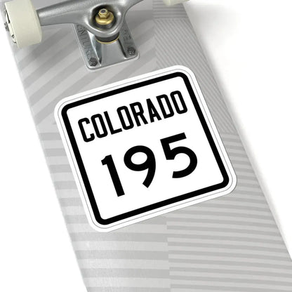 Colorado 195 1946 (Colorado) (Road Sign) STICKER Vinyl Kiss-Cut Decal - The Sticker Space