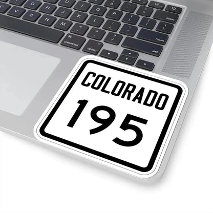 Colorado 195 1946 (Colorado) (Road Sign) STICKER Vinyl Kiss-Cut Decal - The Sticker Space