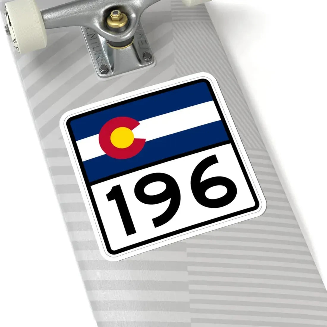 Colorado 196 (Colorado) (Road Sign) STICKER Vinyl Kiss-Cut Decal - The Sticker Space