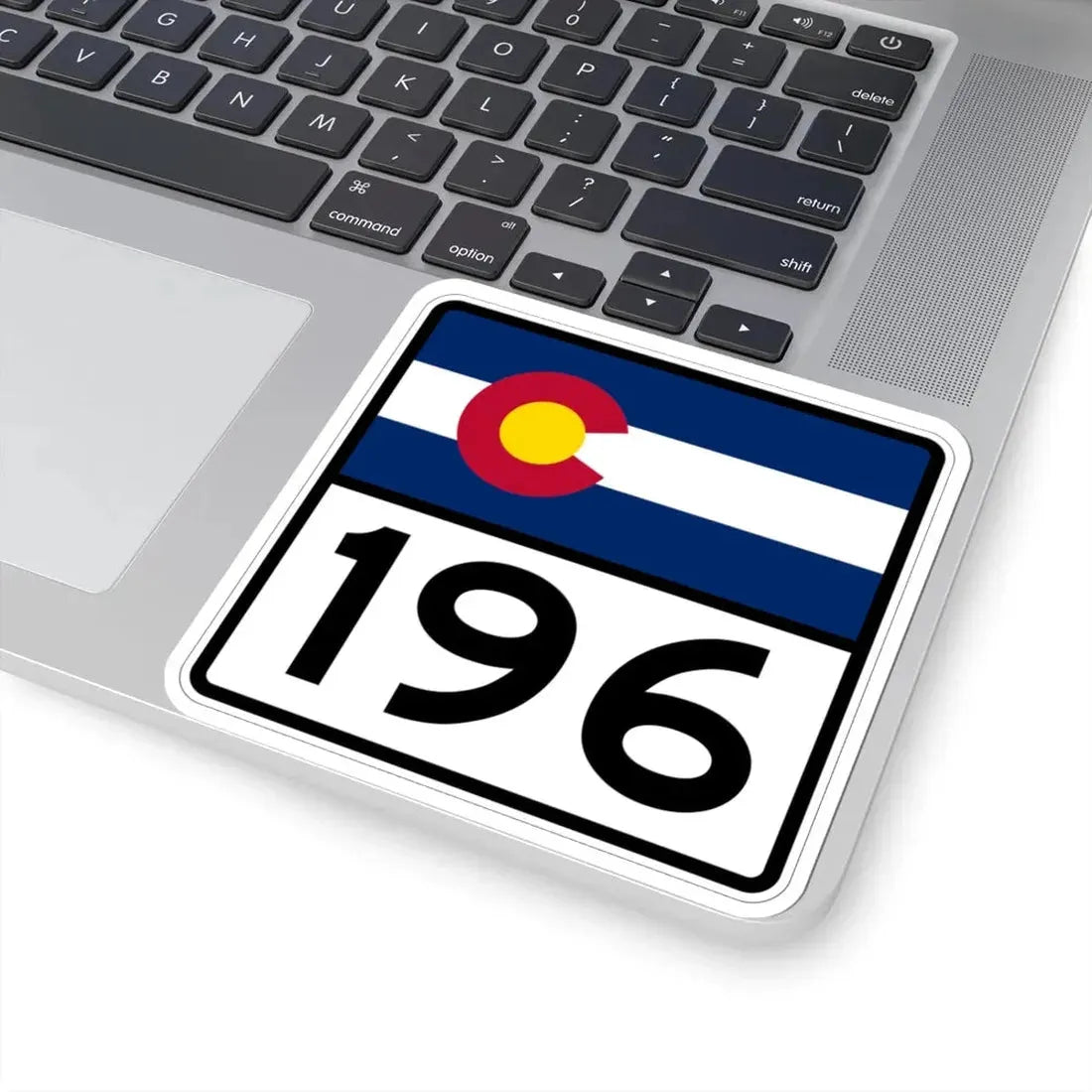 Colorado 196 (Colorado) (Road Sign) STICKER Vinyl Kiss-Cut Decal - The Sticker Space