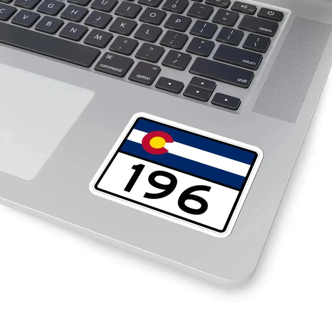 Colorado 196 wide (Colorado) (Road Sign) STICKER Vinyl Kiss-Cut Decal - The Sticker Space