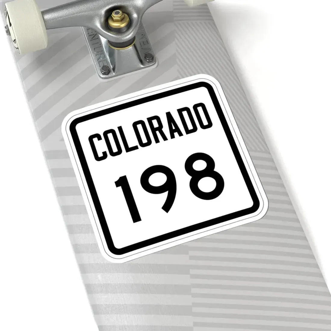 Colorado 198 1946 (Colorado) (Road Sign) STICKER Vinyl Kiss-Cut Decal - The Sticker Space