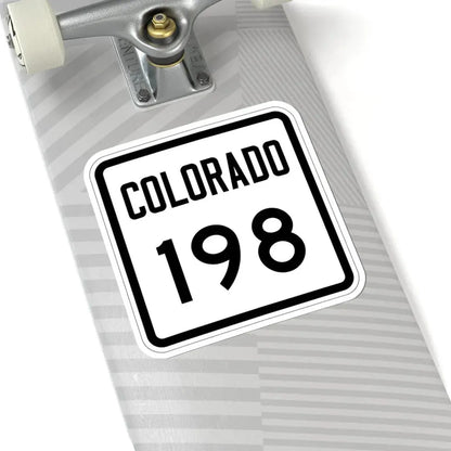 Colorado 198 1946 (Colorado) (Road Sign) STICKER Vinyl Kiss-Cut Decal - The Sticker Space