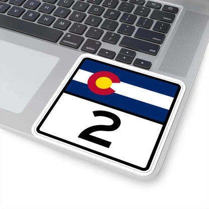 Colorado 2 (Colorado) (Road Sign) STICKER Vinyl Kiss-Cut Decal - The Sticker Space