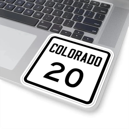 Colorado 20 1946 (Colorado) (Road Sign) STICKER Vinyl Kiss-Cut Decal - The Sticker Space