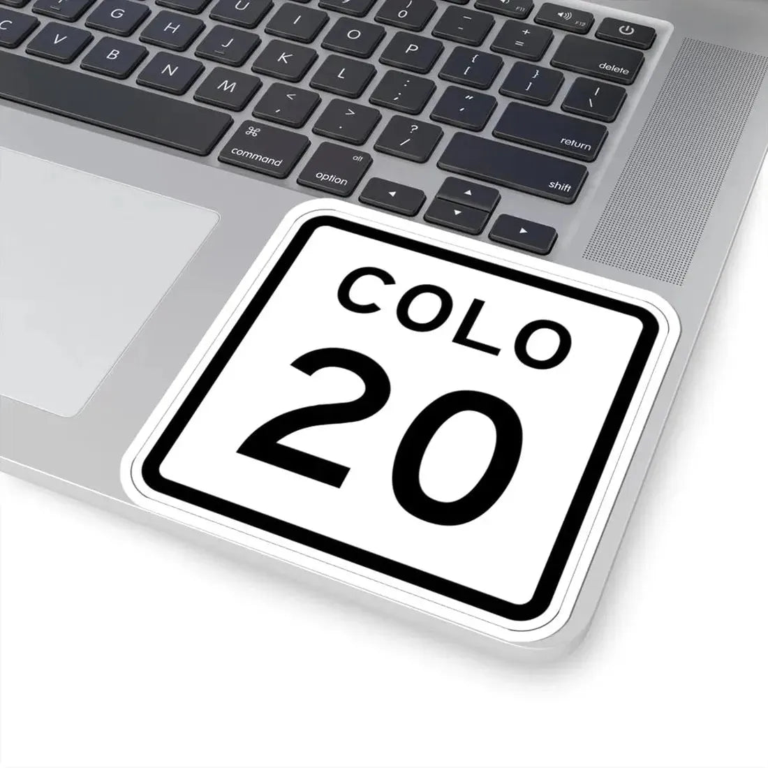 Colorado 20 1952 (Colorado) (Road Sign) STICKER Vinyl Kiss-Cut Decal - The Sticker Space
