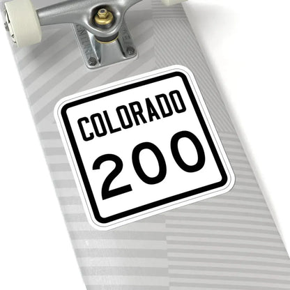 Colorado 200 1946 (Colorado) (Road Sign) STICKER Vinyl Kiss-Cut Decal - The Sticker Space
