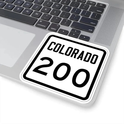 Colorado 200 1946 (Colorado) (Road Sign) STICKER Vinyl Kiss-Cut Decal - The Sticker Space
