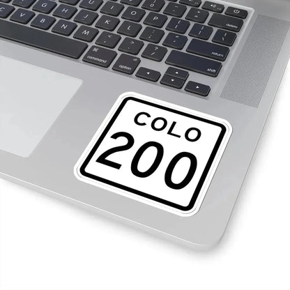 Colorado 200 1952 (Colorado) (Road Sign) STICKER Vinyl Kiss-Cut Decal - The Sticker Space