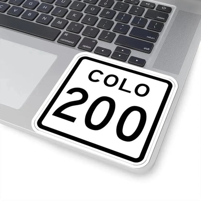 Colorado 200 1952 (Colorado) (Road Sign) STICKER Vinyl Kiss-Cut Decal - The Sticker Space
