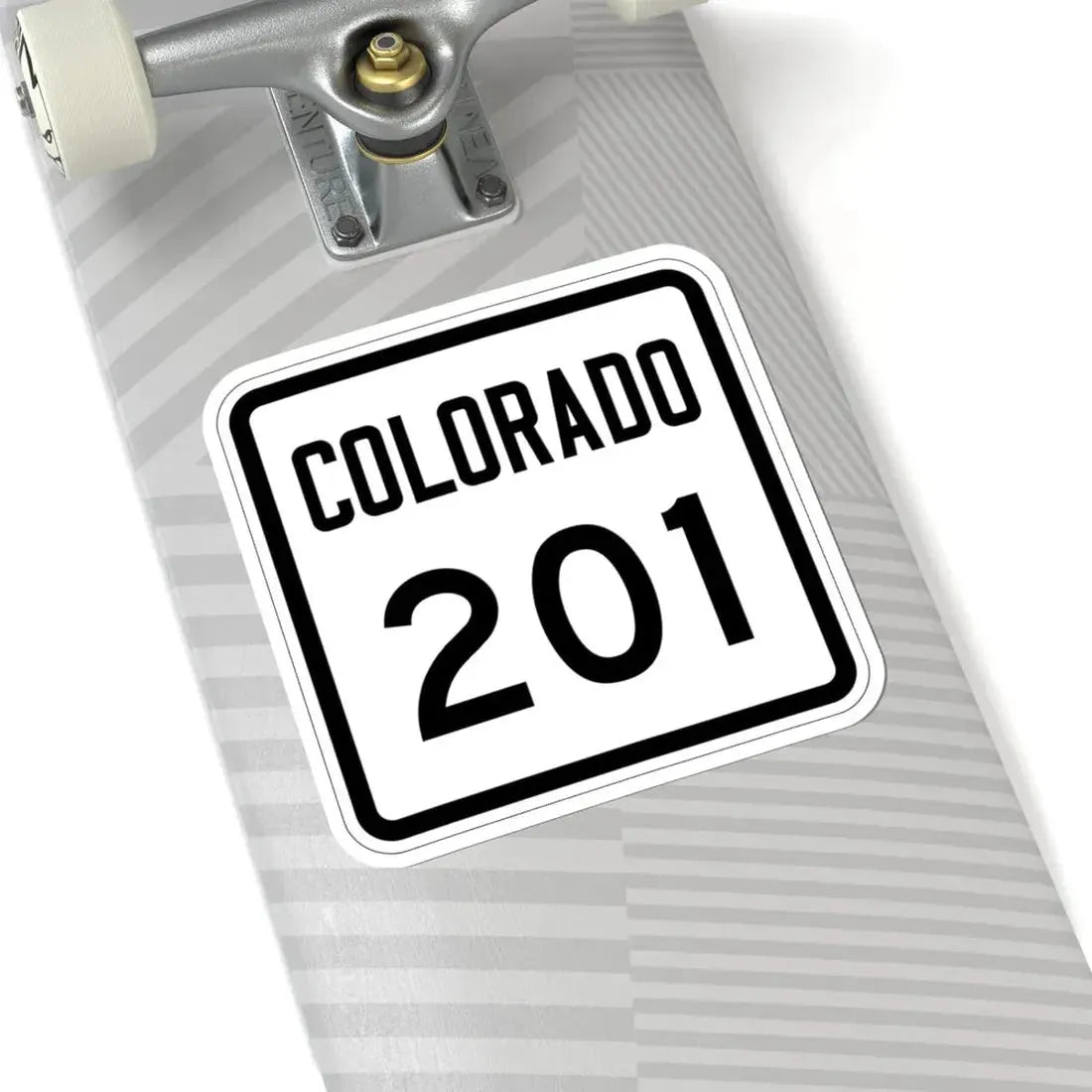 Colorado 201 1946 (Colorado) (Road Sign) STICKER Vinyl Kiss-Cut Decal - The Sticker Space