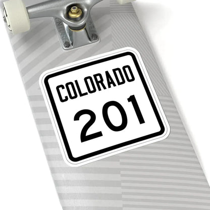 Colorado 201 1946 (Colorado) (Road Sign) STICKER Vinyl Kiss-Cut Decal - The Sticker Space